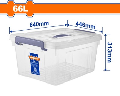 WADFOW  CAIXA PLASTICO 640X446X313MM  WTB2370  Total Herramientas Oficial