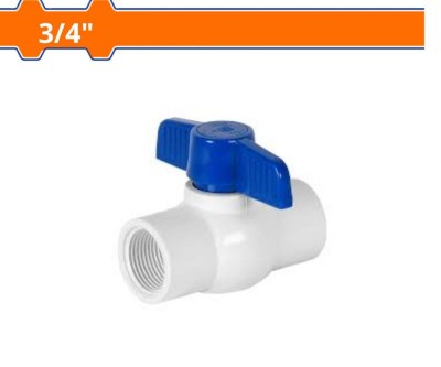 WADFOW  PVC VÁLVULA ESFERA WVV1814 3/4 ABS Total Herramientas Oficial