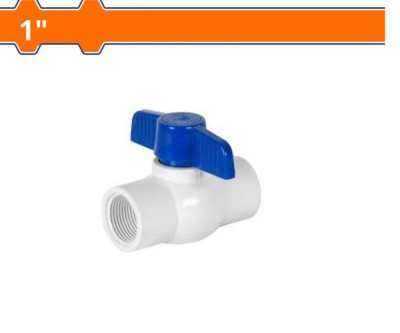 WADFOW  PVC VÁLVULA ESFERA WVV1811 1   ABS Total Herramientas Oficial