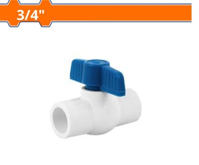 WADFOW  PVC VALVULA ESFERA WVV1824 3/4 ABS Total Herramientas Oficial