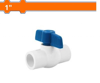 WADFOW  PVC VÁLVULA ESFERA WVV1821 1   ABS Total Herramientas Oficial