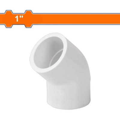 WADFOW COTOVELO PVC  45°   1  WVL1821 Total Herramientas Oficial
