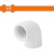 WADFOW  COTOVELO PVC 90°  1/2  WVL1812  Total Herramientas Oficial