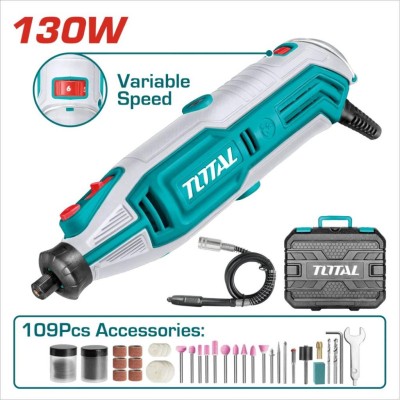 TOTAL RETIFICADOR 130W   TG513326 109PCS Total Herramientas Oficial