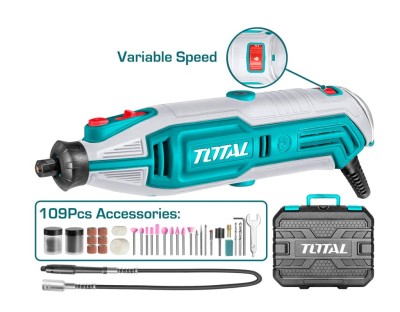 TOTAL RETIFICADOR 130W   TG513326 109PCS Total Herramientas Oficial