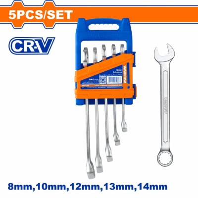 WADFOW CHAVES  COMBINADAS   5PCS   WSP1205  Total Herramientas Oficial