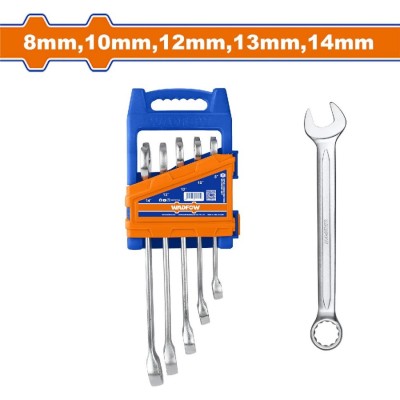 WADFOW CHAVES  COMBINADAS   5PCS   WSP1205  Total Herramientas Oficial