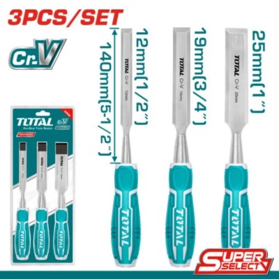 TOTAL  KIT FORMAN PARA MADEIRA 3PCS  THT41K0302  Total Herramientas Oficial