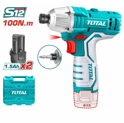 TOTAL PARAFUSADEIRA DE IMPACTO  12V TIRLI1201 Total Herramientas Oficial