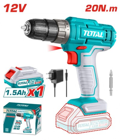 TOTAL PARAFUSADEIRA 12V TDLI1218 1.5A Total Herramientas Oficial