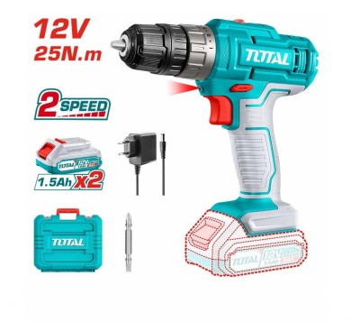 TOTAL PARAFUSADEIRA CON IMPACTO TDLI1228 1.5A 12V Total Herramientas Oficial