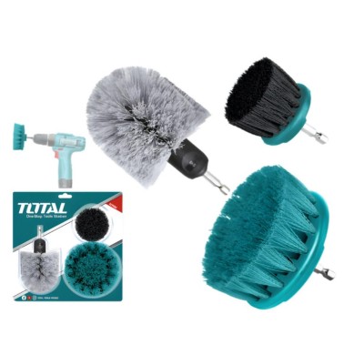 TOTAL CONJUNTO DE 3 ESCOVAS TACB0301 Total Herramientas Oficial