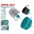 TOTAL CONJUNTO DE 3 ESCOVAS COM HASTE HEXAGONAL 1/4  TACB0301 Total Herramientas Oficial