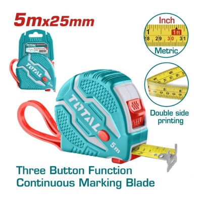 TOTAL TRENA 5MX 25MM  TMT126052 Total Herramientas Oficial