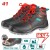 TOTAL  BOTAS DE SEGURANÇA  TSP207IDSB.41 PRETO/VERMELHO  Total Herramientas Oficial