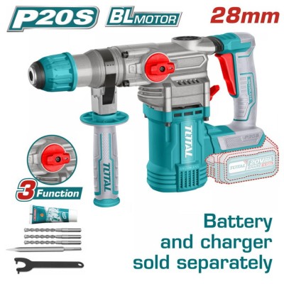 TOTAL MARTELETE MOTOR BRUSHLESS TRHLI20288 20V Total Herramientas Oficial
