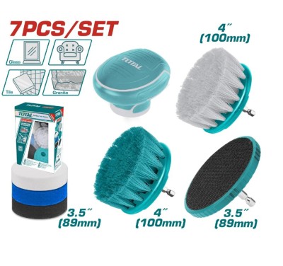 TOTAL CONJUNTO DE ESCOVAS 7PCS TACB0701 Total Herramientas Oficial