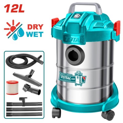 TOTAL  ASPIRADOR WET-DRY   800W  TVC14122  Total Herramientas Oficial