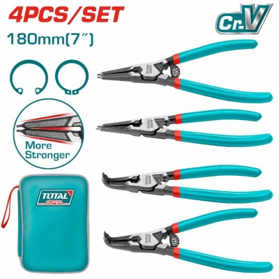 TOTAL  KIT ALICATE DE ANEL DE BLOQUEIO  THTJ214042 Total Herramientas Oficial