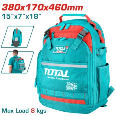 TOTAL MOCHILA DE FERRAMENTAS THBP02025 8KG Total Herramientas Oficial
