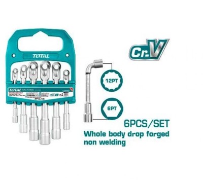 TOTAL KIT DE CHAVE DE ÂNGULO L 6PCS  TLASWT0601  Total Herramientas Oficial