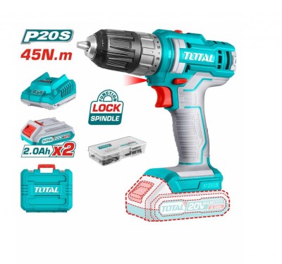 TOTAL PARAFUSADEIRA 20V TDLI200528 2BAT 2.0 Total Herramientas Oficial