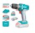 TOTAL PARAFUSADEIRA 20V TDLI200528 2BAT 2.0 Total Herramientas Oficial