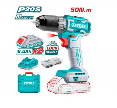 TOTAL PARAFUSADEIRA 20V TDLI20508 2BAT 2.0 MOTOR BRUSHLESS Total Herramientas Oficial