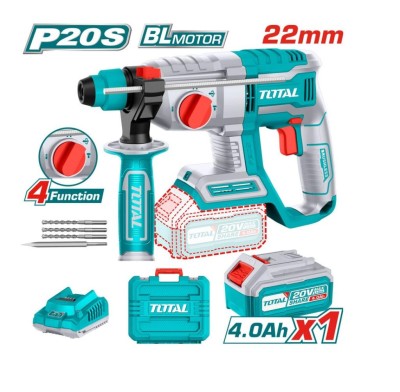 TOTAL MARTELETE TRHLI202081 20V MOTOR BRUSHLESS Total Herramientas Oficial