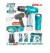 TOTAL CONJUNTO FURADEIRA + MISTURADOR + LANTERNA + LÂMPADA DE LI-ION 12V TOSLI23115  Total Herramientas Oficial