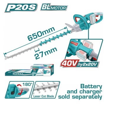 TOTAL  APARADOR  40V  THTLI40028  MOTOR BRUSHLESS Total Herramientas Oficial