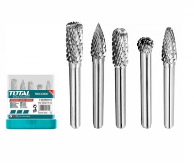 TOTAL  CONJUNTO DE BROCA ROTATIVA  TAKC0651 Total Herramientas Oficial