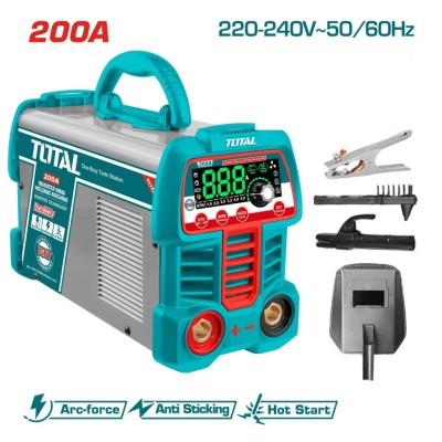TOTAL MÁQUINA DE SOLDAR 200A TW2200691 Total Herramientas Oficial