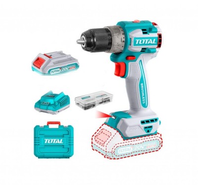 TOTAL PARAFUSADEIRA  20V TDLI20602   2BT 2.0 MOTOR BRUSHLESS Total Herramientas Oficial