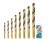 TOTAL CONJUNTO DE BROCAS HELICOIDAL HSS  8PCS UTACSD0801 METAL  Total Herramientas Oficial