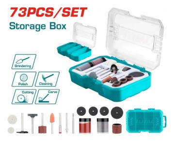 TOTAL ACESSÓRIOS PARA RETIFICADOR 73PCS  TAKMG7072 Total Herramientas Oficial