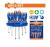WADFOW KIT DE CHAVE DE FENDA  DE MATERIAL CV-R WSS1416 16PCS Total Herramientas Oficial