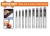 WADFOW CONJUNTO DE PERFURADOR OCO 9PCS  WCC7509 Total Herramientas Oficial
