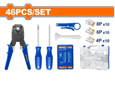 WADFOW ALICATE DE REDE WHS2B46  46PCS Total Herramientas Oficial