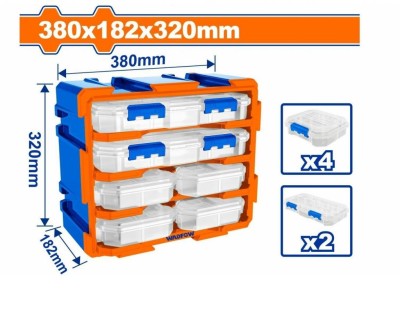 WADFOW CAIXA DE ARMAZENAMENTO WTB8346 Total Herramientas Oficial