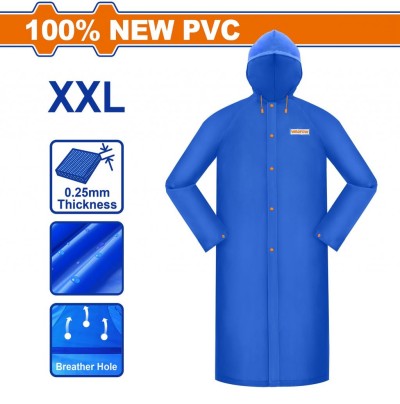 WADFOW CAPA DE CHUVA 100% PVC    WRC3XXL Total Herramientas Oficial