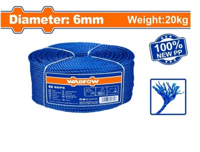 WADFOW CORDA PP 6MM X 1300MT 20KG  WRZ2306     Total Herramientas Oficial