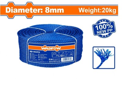 WADFOW CORDA PP 8MM X 740MT 20KG   WRZ2308     Total Herramientas Oficial