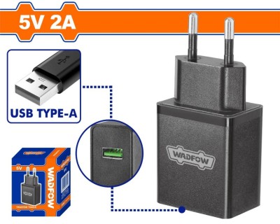 WADFOW CARREGADOR TIPO USB 5V 2A  WFCT552 Total Herramientas Oficial