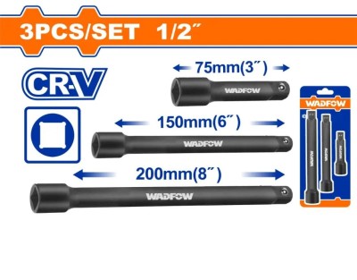 WADFOW CONJUNTO DE BARRA DE EXTENSÃO  3PCS  WMS7403 Total Herramientas Oficial