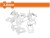 WADFOW NIVELADOR DE PISO   WXZ2002 100PCS 2.65G Total Herramientas Oficial