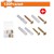 WADFOW PARAFUSOS DE AGLOMERADO E BUCHA DE PLÁSTICO  WXT3B01 120PCS Total Herramientas Oficial