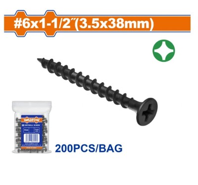 WADFOW PARAFUSO DE GESSO 1/2  200PCS  WXS1914 Total Herramientas Oficial