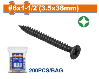 WADFOW PARAFUSO GESSO 1/2 3,50X38MM  200PCS   WXS2914  Total Herramientas Oficial