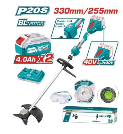 TOTAL  CORTA GRAMA 40V  TSTLI200285  Total Herramientas Oficial